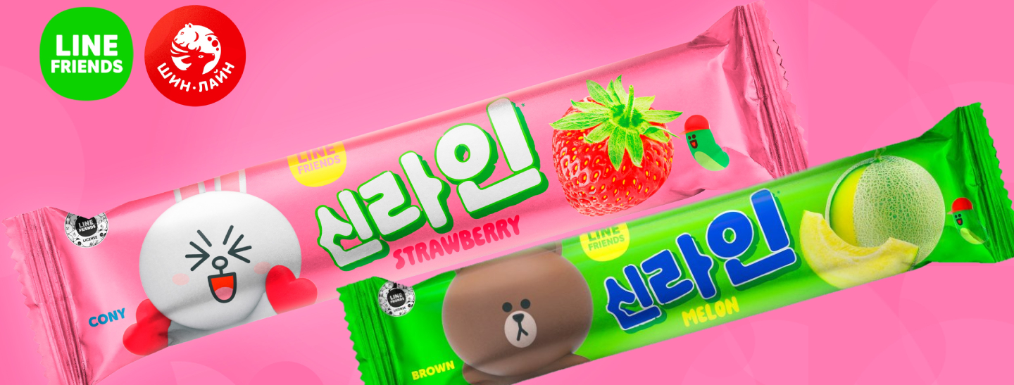 Мороженое по-корейски: LINE FRIENDS × ШИН-ЛАЙН