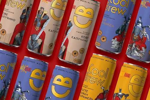 CoolBrew и Плюс Студия запустили лимитированную коллекцию напитков к премьере технофэнтези «Киберслав» 