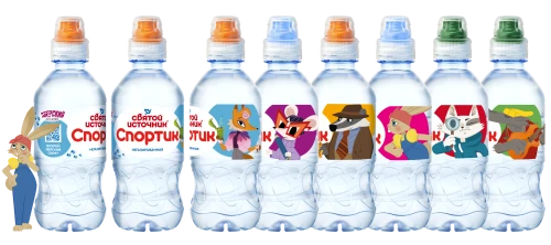 Лимитированная коллекция «Святой Источник Спортик» х «Барсукот. Очень зверский детектив»