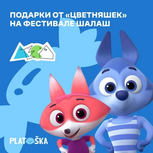 Подарки от «Цветняшек» на фестивале «Шалаш»